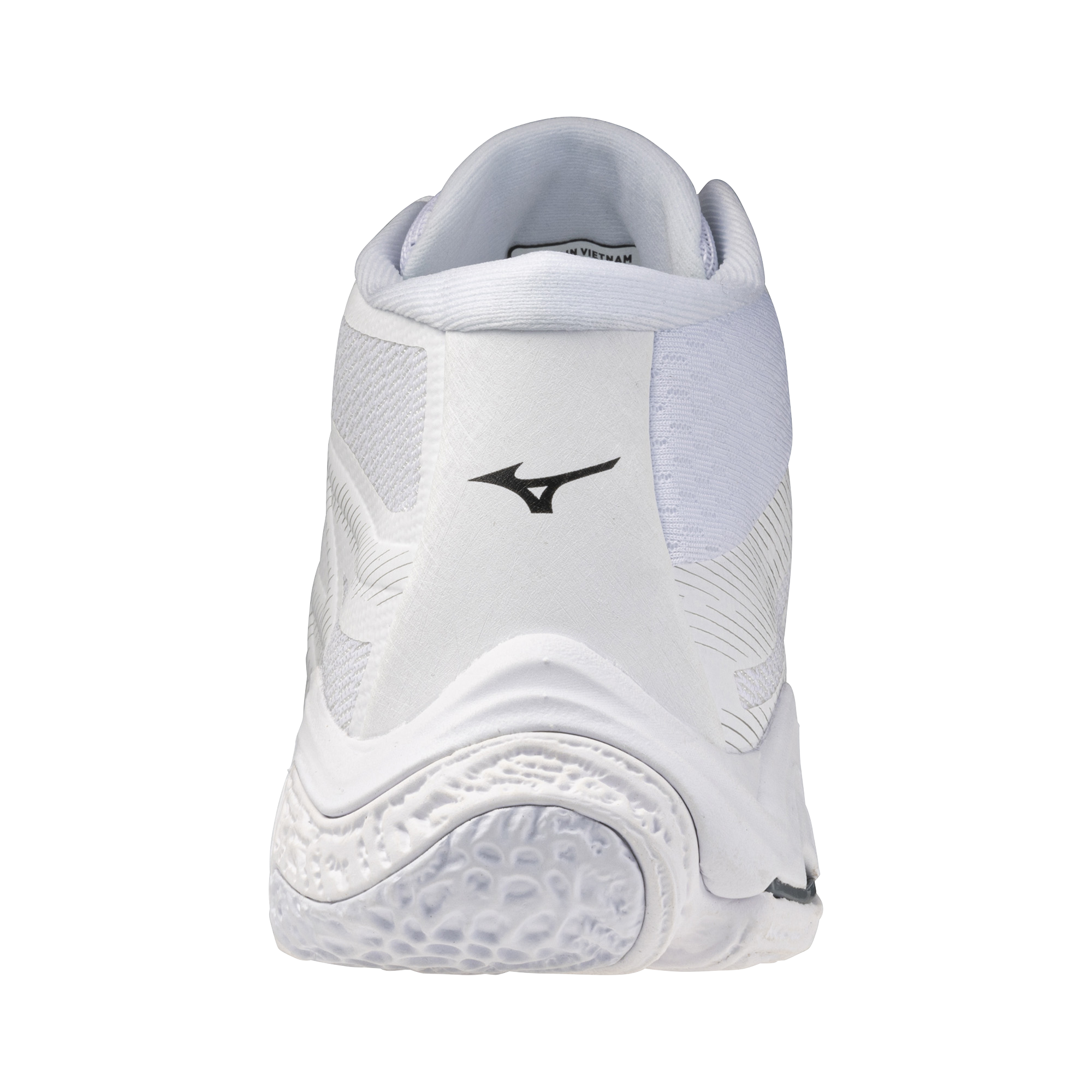 MIZUNO WAVE LIGHTNING ELITE MID WHITE ULTIMATE GRAY BLACK