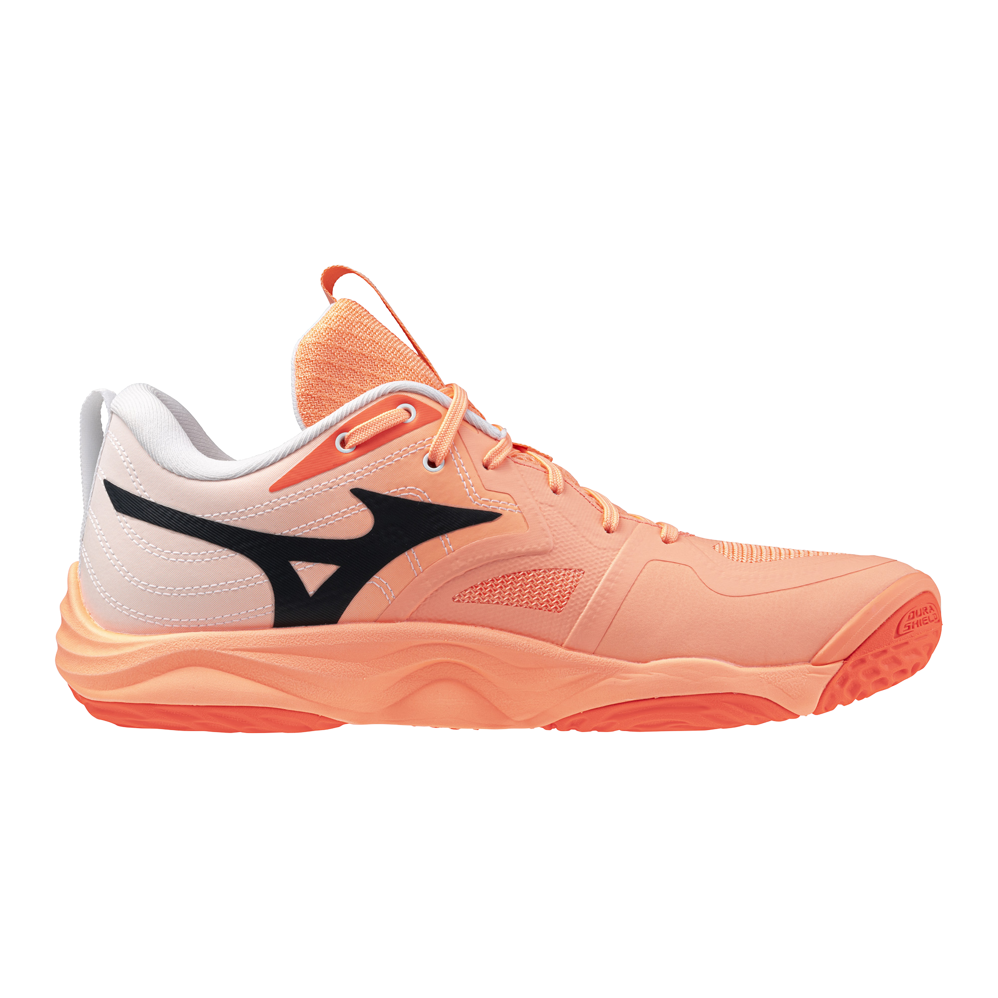 MIZUNO WAVE MOMENTUM ELITE FLAMINGO CORAL LAVA ORANGE WHI