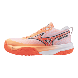 foto MIZUNO NEO JUMP FLAMINGO CORAL LAVA ORANGE WHI
