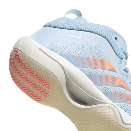 ADIDAS CRAZYFLIGHT 7 MID W CLEAR SKY FROZEN TURBO OFF WHITE